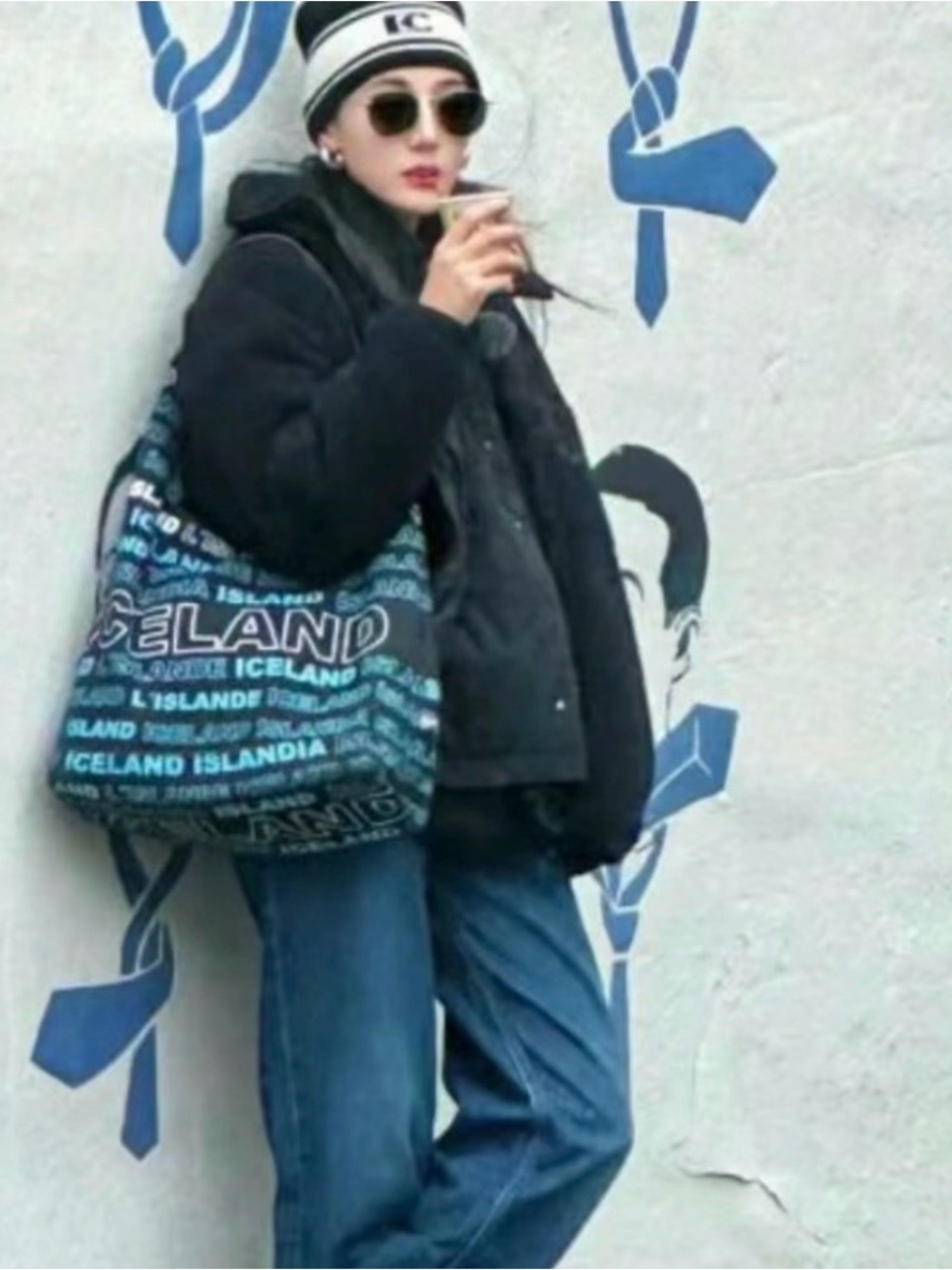 Tote Bag - Iceland Graphic Shoulder Bag